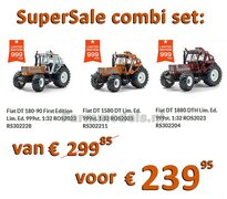 New Holland M160 -Fiat Agri- 1:32 REP022 - Farmmodels - Miniaturen -  Onderdelen - Stickers - Banden