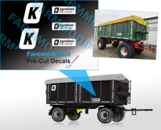 Kröger Agroliner stickerset Decals 1:32 Farmmodels.nl