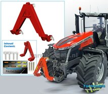 ACCORD Bok DELUXE Set, gespoten geleverd in FENDT ROOD,  geleverd incl. stickerset & Deluxe pinnenset en Messing kopspijkers 1:32