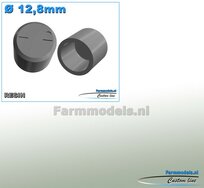 2x Planeetkappen Ø 12.8 mm RESIN BLANK Geleverd 1:32 Farmmodels Premium Line