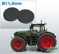 2x Planeetkappen Fendt Grijs Ø 11.5 mm (Fendt 1050) 1:32 