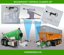 BOUWKIT: Topdrukcilinder Set taps lopend, Lengte in = 29mm - Lengte uit = 43mm   1:32           