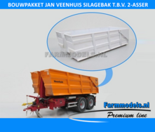 BOUWKIT: Jan Veenhuis Silagebak t.b.v. 2 asser haakarm Carrier1:32 