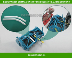 Spitmachine uitbreidingsset t.b.v. opbouw unit Bouwkit 1:32 