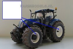 New Holland Wit Hoogglans lak RAL 9010 - Farmmodels series Spuitbus verf 400 ml. ook voor schaal 1:1 zeer geschikt!!                