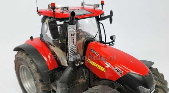 3x 2 stuks assorti stickers CASE IH tbv Beschermkap voor Uitlaat zwart/ chrome Pré-Cut Decals, Farmmodels.nl, 1:32