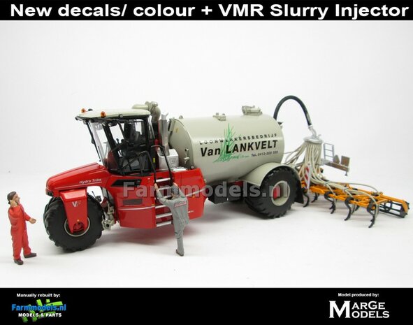 COMBISET: ND/NC-VERVAET Hydro Trike + VEENHUIS Bouwlandbemester (Verkruimelrollen) GRAY TANK + Van Lankvelt LOGO 1:32 Marge Models MM1819-Van Lankvelt -3-COMBI