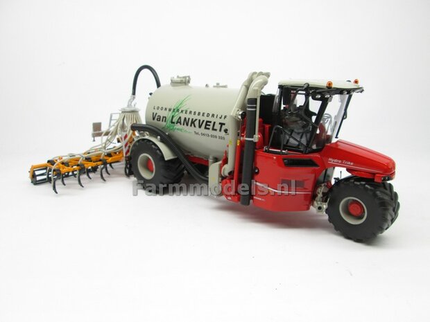 COMBISET: ND/NC-VERVAET Hydro Trike + VEENHUIS Bouwlandbemester (Verkruimelrollen) GRAY TANK + Van Lankvelt LOGO 1:32 Marge Models MM1819-Van Lankvelt -3-COMBI