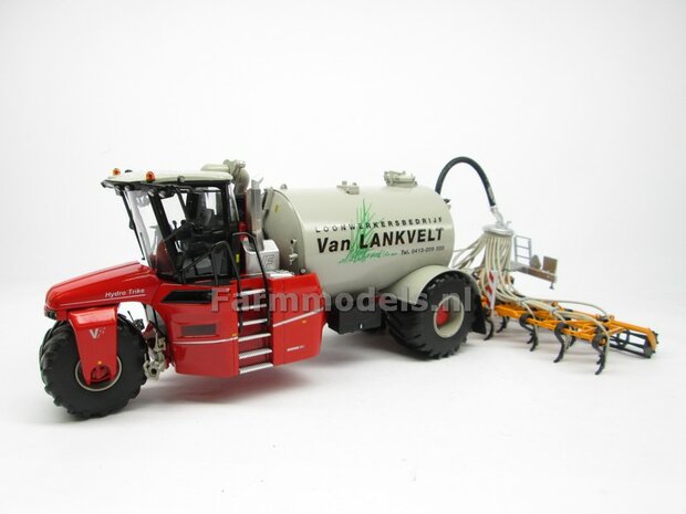 COMBISET: ND/NC-VERVAET Hydro Trike + VEENHUIS Bouwlandbemester (Verkruimelrollen) GRAY TANK + Van Lankvelt LOGO 1:32 Marge Models MM1819-Van Lankvelt -3-COMBI