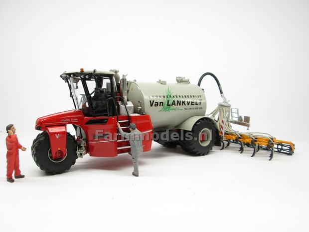 COMBISET: ND/NC-VERVAET Hydro Trike + VEENHUIS Bouwlandbemester (Verkruimelrollen) GRAY TANK + Van Lankvelt LOGO 1:32 Marge Models MM1819-Van Lankvelt -3-COMBI