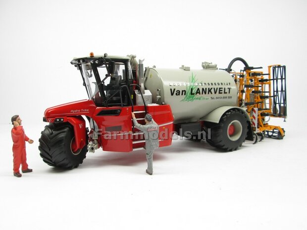 COMBISET: ND/NC-VERVAET Hydro Trike + VEENHUIS Bouwlandbemester (Verkruimelrollen) GRAY TANK + Van Lankvelt LOGO 1:32 Marge Models MM1819-Van Lankvelt -3-COMBI