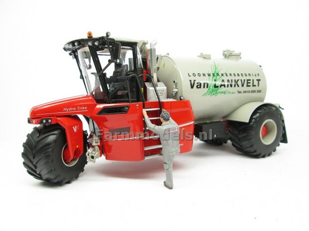 COMBISET: ND/NC-VERVAET Hydro Trike + VEENHUIS Bouwlandbemester (Verkruimelrollen) GRAY TANK + Van Lankvelt LOGO 1:32 Marge Models MM1819-Van Lankvelt -3-COMBI