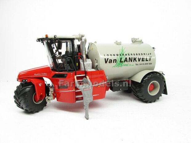 COMBISET: ND/NC-VERVAET Hydro Trike + VEENHUIS Bouwlandbemester (Verkruimelrollen) GRAY TANK + Van Lankvelt LOGO 1:32 Marge Models MM1819-Van Lankvelt -3-COMBI