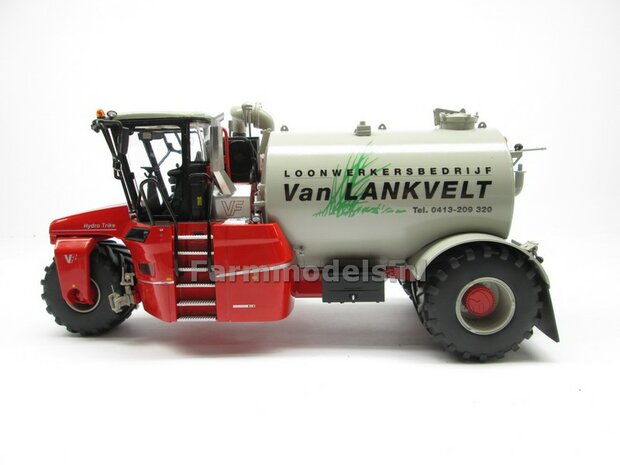 COMBISET: ND/NC-VERVAET Hydro Trike + VEENHUIS Bouwlandbemester (Verkruimelrollen) GRAY TANK + Van Lankvelt LOGO 1:32 Marge Models MM1819-Van Lankvelt -3-COMBI