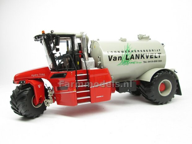 COMBISET: ND/NC-VERVAET Hydro Trike + VEENHUIS Bouwlandbemester (Verkruimelrollen) GRAY TANK + Van Lankvelt LOGO 1:32 Marge Models MM1819-Van Lankvelt -3-COMBI