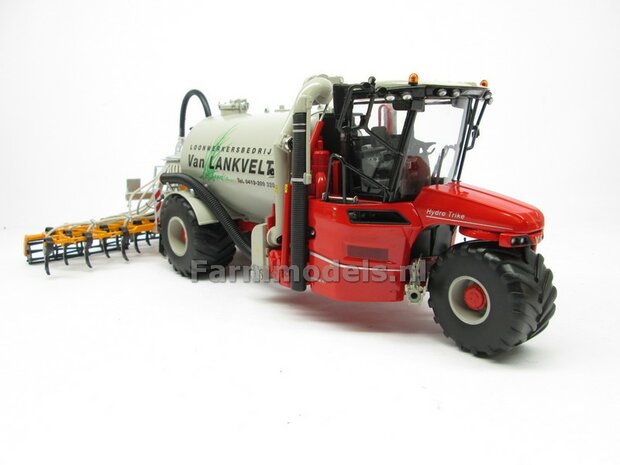 COMBISET: ND/NC-VERVAET Hydro Trike + VEENHUIS Bouwlandbemester (Verkruimelrollen) GRAY TANK + Van Lankvelt LOGO 1:32 Marge Models MM1819-Van Lankvelt -3-COMBI