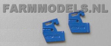 2x Frontgewicht plaat Ford Los gewicht , origineel Marge Model item  1:32