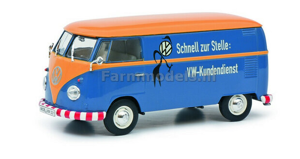 Volkswagen T1b Kasten &bdquo;VW-Kundendienst&ldquo; 1:32 Schuco S07855    LAST ONE/OP=OP 