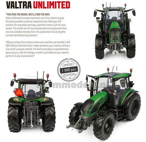 GREEN Valtra G 135 groen  Lim. Ed. 1000 stuks 1:32 Universal Hobbies UH6441    LAST ONES/OP=OP