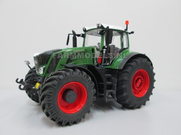 Fendt 828 FACELIFT: 2x Brede Banden &Oslash; 53.8 x 22.5 mm + ALUMINIUM velgen BLANK geleverd  1:32    Farmmodels Custom Line Series