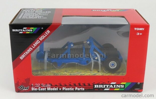 Landroller getrokken blauw Britains 1:32  42880