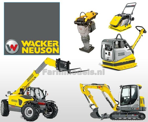 WACKER NEUSON GRIJS - Farmmodels series Spuitbus / Spraypaint - Farmmodels series  (Industrie lak 400ml. ook voor schaal 1:1 zeer geschikt)