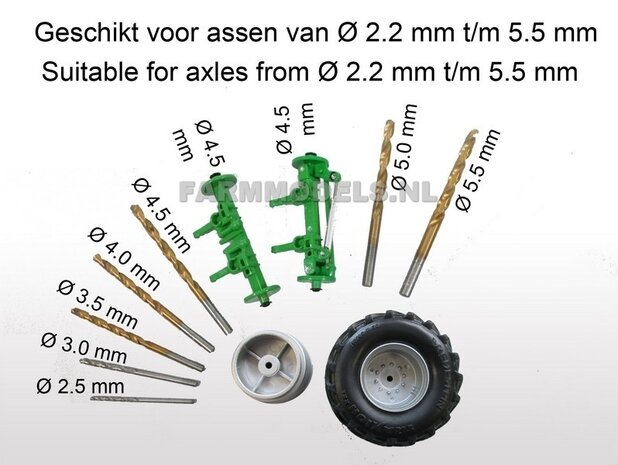 Vredestein Traxion XXL 710/60R30 (vooras) banden + Deutz grijze velgen + eindvertraging &Oslash; 51 mm , 1:32 Universele set