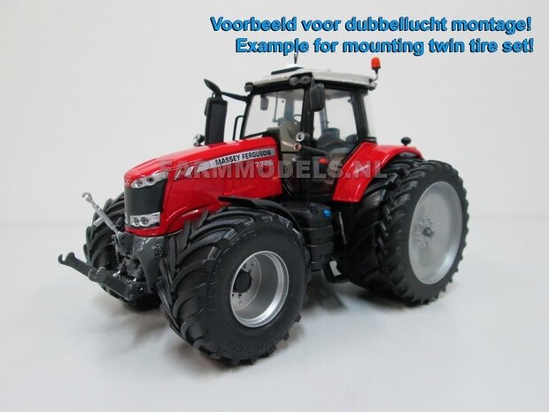 Vredestein Traxion XXL 710/60R30 (vooras) banden + Deutz grijze velgen + eindvertraging &Oslash; 51 mm , 1:32 Universele set