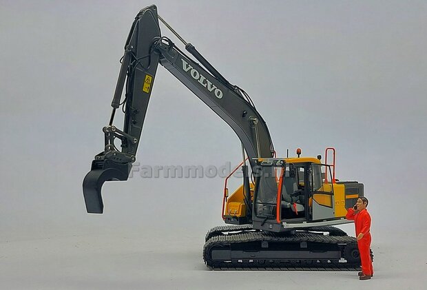 Bananenbak t.b.v. S70 koppeling (o.a. Volvo EC220E rupskraan AT) 1:32