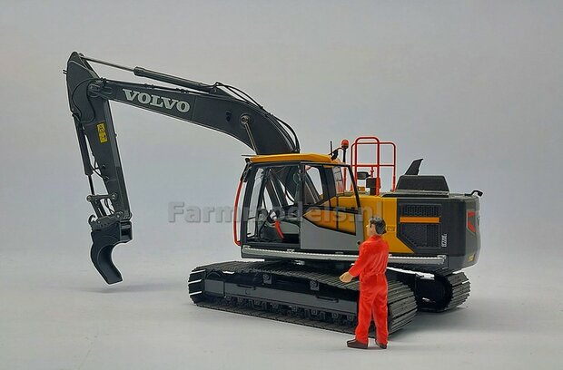 Bananenbak t.b.v. S70 koppeling (o.a. Volvo EC220E rupskraan AT) 1:32