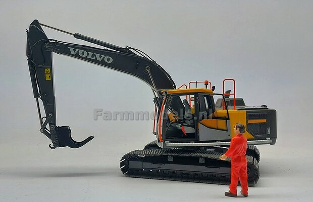 Bananenbak t.b.v. S70 koppeling (o.a. Volvo EC220E rupskraan AT) 1:32