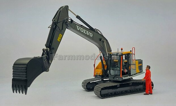 Tandenbak medium  t.b.v. S70 koppeling (o.a. Volvo EC220E rupskraan AT) 1:32