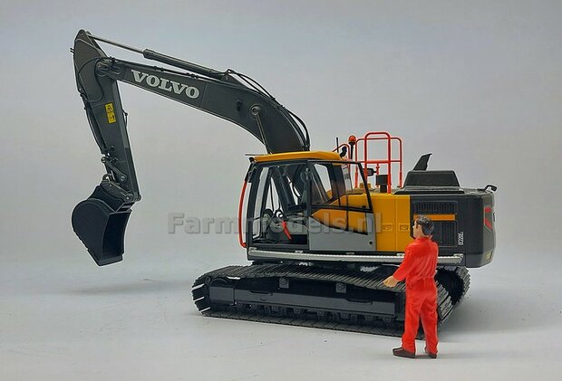 Dieplepelbak medium  t.b.v. S70 koppeling (o.a. Volvo EC220E rupskraan AT) 1:32