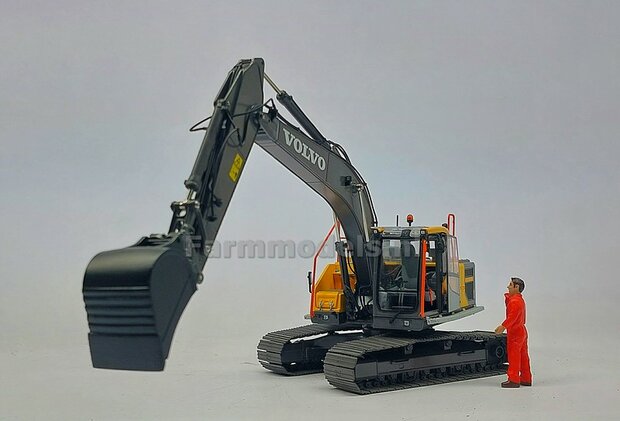 Dieplepelbak medium  t.b.v. S70 koppeling (o.a. Volvo EC220E rupskraan AT) 1:32