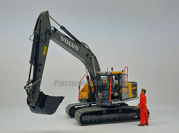 Dieplepelbak medium  t.b.v. S70 koppeling (o.a. Volvo EC220E rupskraan AT) 1:32