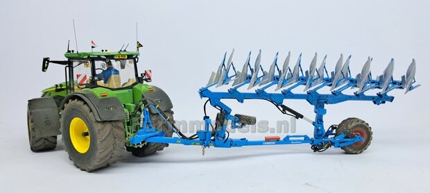 Gewichten drager BOK  &quot;LIGHT&quot; version (FENDT) DONKER GRIJS GESPOTEN RESIN/ METAAL  incl. diverse trekhaak pinnen in Alu. kleur FM-Weight Series  1:32 