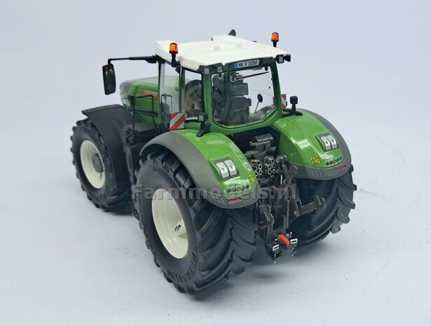 Ondertrekhaak DELUXE FENDT 942 GRIJS + RODE PAL met werkende KIPPERKNOBBEL + 2x stuurstang aansluiting, geleverd met Deluxe pinnenset 1:32