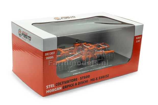 PASTO set: MORGAN MG-X 550/22 + STEL - ST600  1:32  Universal Hobbies  UH6390    MEGA SALE 