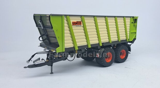 REBUILD: Kaweco Radium 250 P silagewagen CLAAS GROEN op Vredestein Flot. Pro banden en CLAAS ORANJE velgen 1:32 UH6658-REB  RESERVEER/ PR&Eacute;-ORDER VOOR 2025