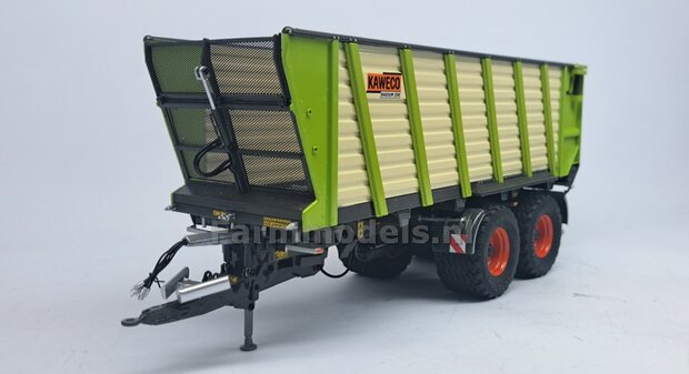 REBUILD: Kaweco Radium 250 P silagewagen CLAAS GROEN op Vredestein Flot. Pro banden en CLAAS ORANJE velgen 1:32 UH6658-REB  RESERVEER/ PR&Eacute;-ORDER VOOR 2025