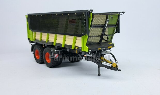 2x Vredestein Flotation Pro Banden &Oslash; 46.8 mm met CLAAS ORANJE gespoten Velgen + 4x O-RINGEN 1:32   Farmmodels Premium Line Series