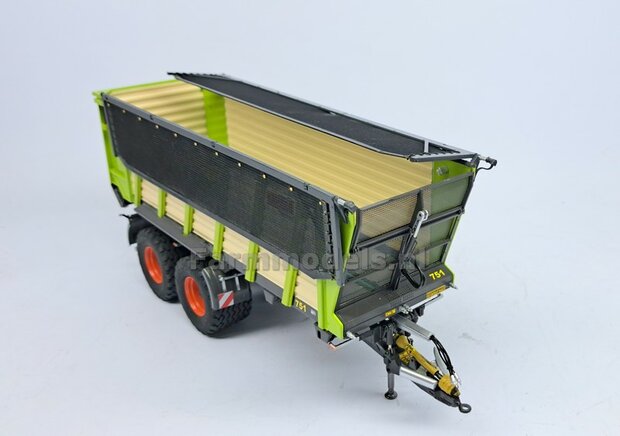 2x Vredestein Flotation Pro Banden &Oslash; 46.8 mm met CLAAS ORANJE gespoten Velgen + 4x O-RINGEN 1:32   Farmmodels Premium Line Series