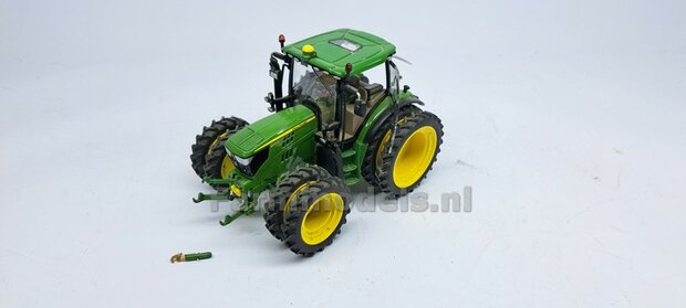 &quot;COVER&quot; Topstang lengte 18.3mm met 1x VANGHAAK aansluiting. Geleverd in (FENDT) DONKER GRIJS + 2x messing as t.b.v. details  1:32