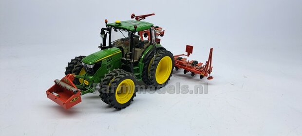 &quot;COVER&quot; Topstang lengte 18.3mm met 1x VANGHAAK aansluiting. Geleverd in (FENDT) DONKER GRIJS + 2x messing as t.b.v. details  1:32