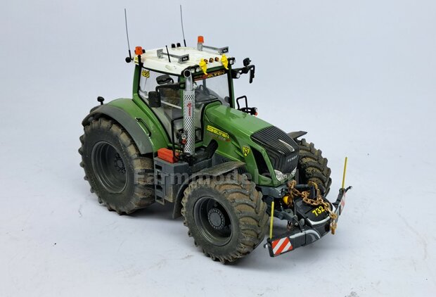 Fendt 828 GEN. 1: 2x Brede Banden &Oslash; 53.8 x 22.5 mm + ALUMINIUM velgen BLANK geleverd  1:32    Farmmodels Custom Line Series