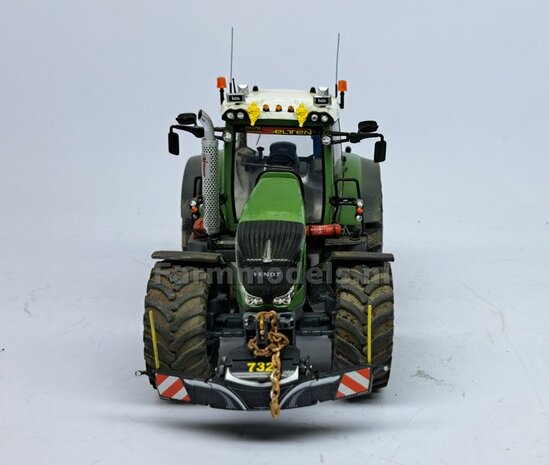 Fendt 828 GEN. 1: 2x Brede Banden &Oslash; 53.8 x 22.5 mm + ALUMINIUM velgen BLANK geleverd  1:32    Farmmodels Custom Line Series