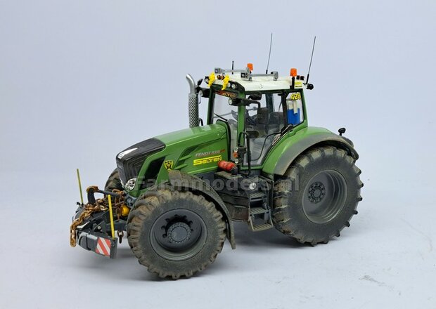 Fendt 828 GEN. 1: 2x Brede Banden &Oslash; 53.8 x 22.5 mm + ALUMINIUM velgen BLANK geleverd  1:32    Farmmodels Custom Line Series