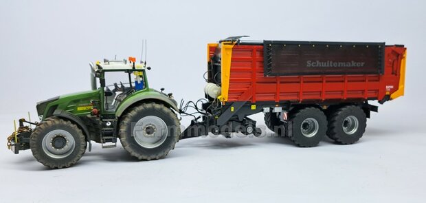 Fendt 828 GEN. 1: 2x Brede Banden &Oslash; 53.8 x 22.5 mm + ALUMINIUM velgen BLANK geleverd  1:32    Farmmodels Custom Line Series