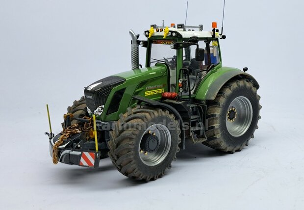 Fendt 828 GEN. 1: 2x Brede Banden &Oslash; 53.8 x 22.5 mm + ALUMINIUM velgen BLANK geleverd  1:32    Farmmodels Custom Line Series