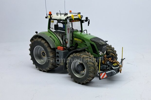 Fendt 828 GEN. 1: 2x Brede Banden &Oslash; 53.8 x 22.5 mm + ALUMINIUM velgen BLANK geleverd  1:32    Farmmodels Custom Line Series